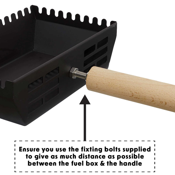 Portable Wood-Fired 14" Pizza Oven And Smoking Oven, Black/Stainless Steel - DG10