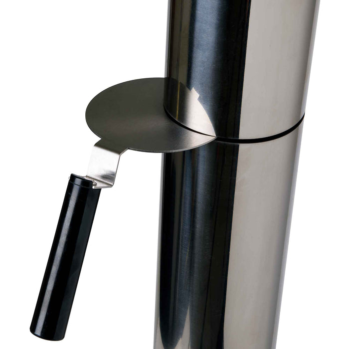 Large Outdoor Wood-Fired Pizza Oven & Smoker With Side Shelves & Stand - DG103