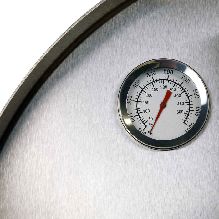 Large Outdoor Wood-Fired Pizza Oven & Smoker With Side Shelves & Stand - DG103