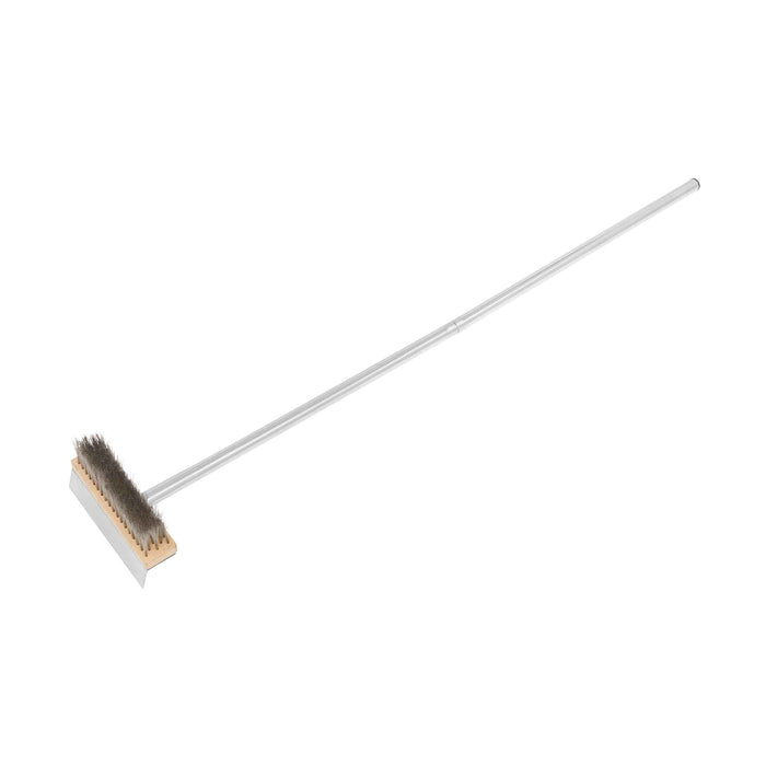 Large Outdoor Wood-Fired Pizza Oven & Smoker With Side Shelves & Stand - DG103