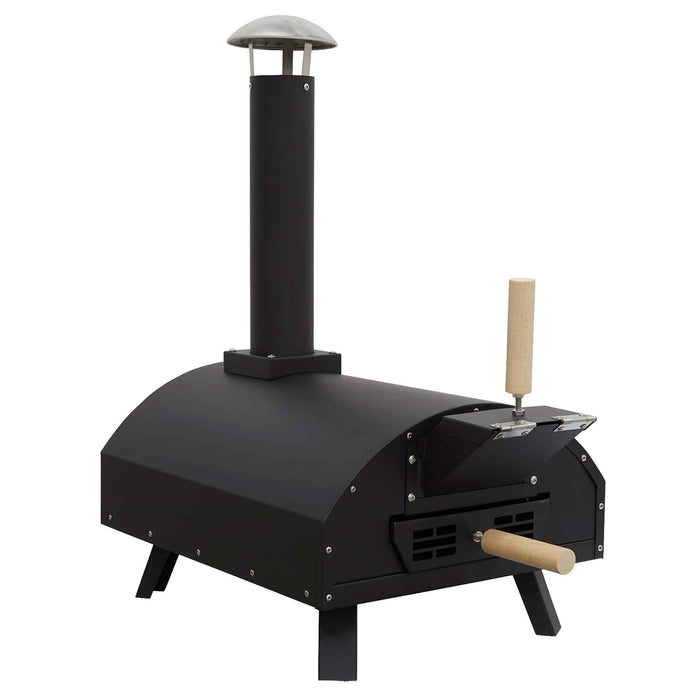 Portable Wood-Fired Pizza Oven With Cover/Carry Bag And Trolley - DG258