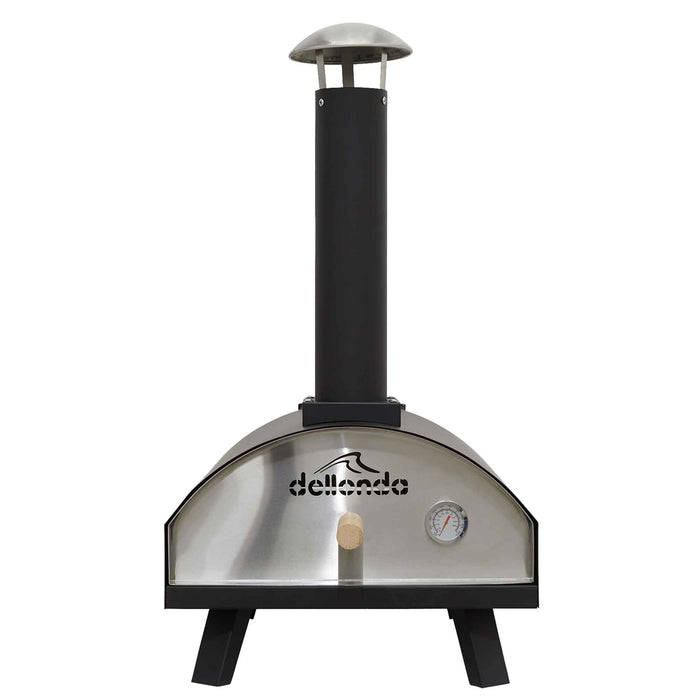 Portable Wood-Fired Pizza Oven With Cover/Carry Bag And Trolley - DG258