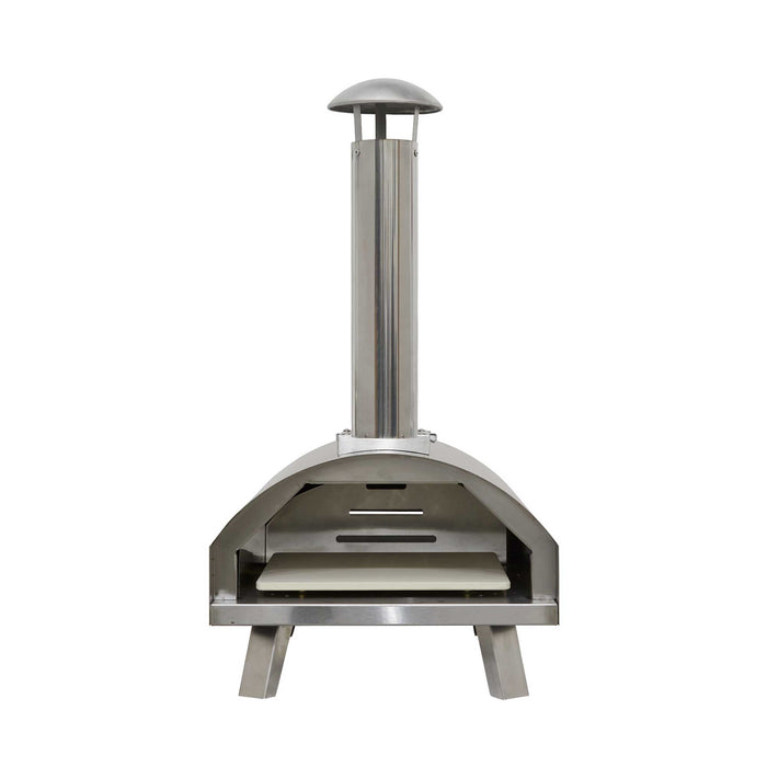 Portable Wood-Fired Stainless Steel Pizza Oven With Cover/Carry Bag And Trolley - DG259