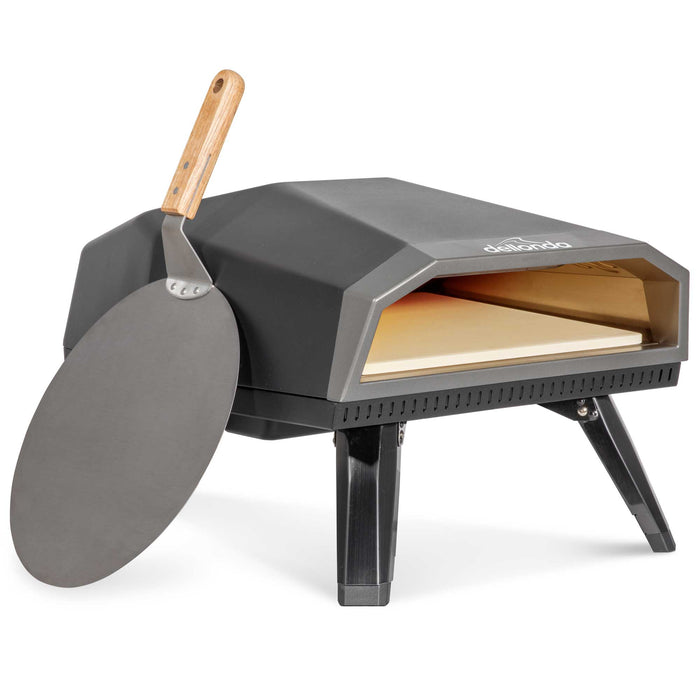 Gas Pizza Oven With Water Resistant Cover/Carry Bag & 12" Pizza Peel - DG257