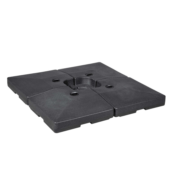 4pc 92L Fillable Parasol Base, Water Or Sand Filled - DG269