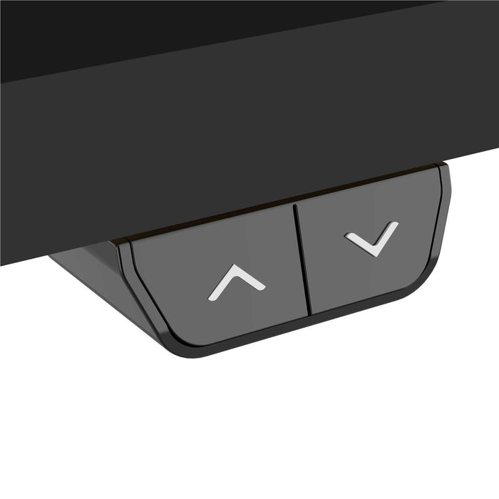 Height Adjustable Sit & Stand Desk, Electric Standing, Black, 1200 x 600mm - DH55