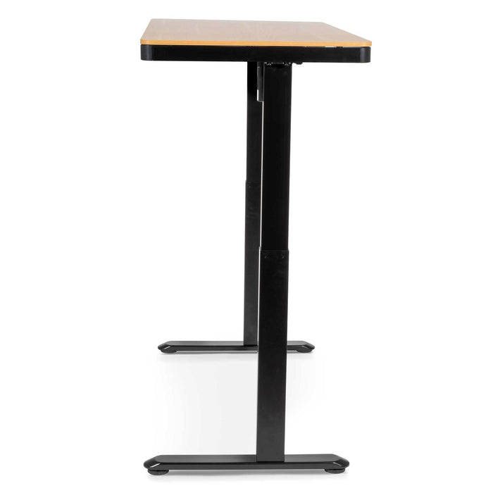 Single Motor Height Adjustable Sit & Stand Desk, Oak, 1200 x 600mm - DH65