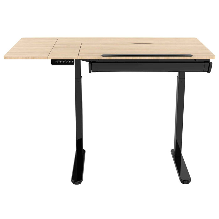 Electric Standing Drafting Desk, Drawing Sit/Stand Table with 0°-40° Tilt & Drawer - DH71