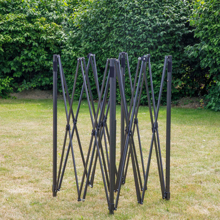 Premium 2x2m Pop-Up Gazebo, Heavy Duty, Water Resistant With Carry Bag, Stakes & Weight Bags - Blue - DG127