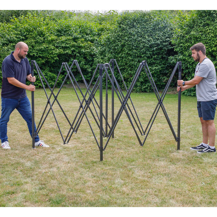 Premium 3x3m Pop-Up Gazebo & Side Walls, Water Resistant With Carry Bag, Stakes & Weight Bags - Green - DG166