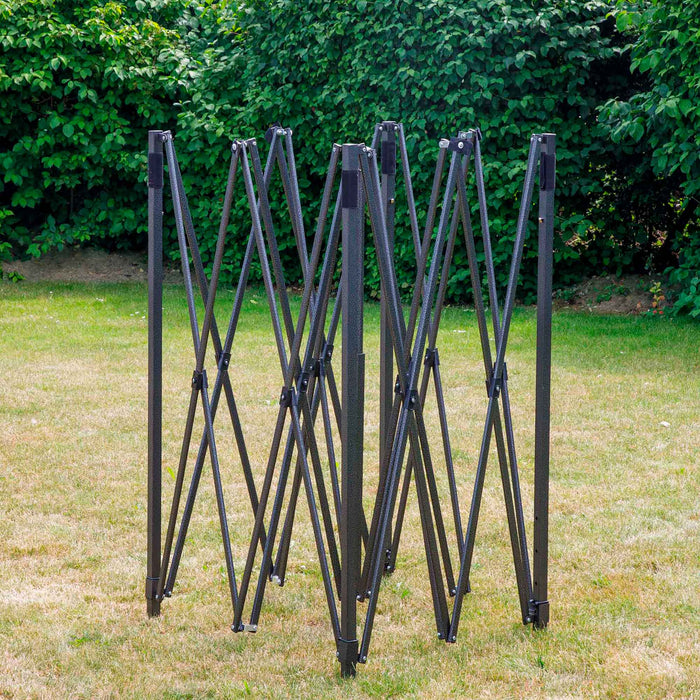 Premium 3x3m Pop-Up Gazebo & Side Walls, Water Resistant With Carry Bag, Stakes & Weight Bags - Green - DG166