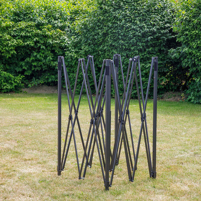 Premium 3x3m Pop-Up Gazebo, Heavy Duty, Water Resistant, Carry Bag, Stakes & Weight Bags - Beige - DG130
