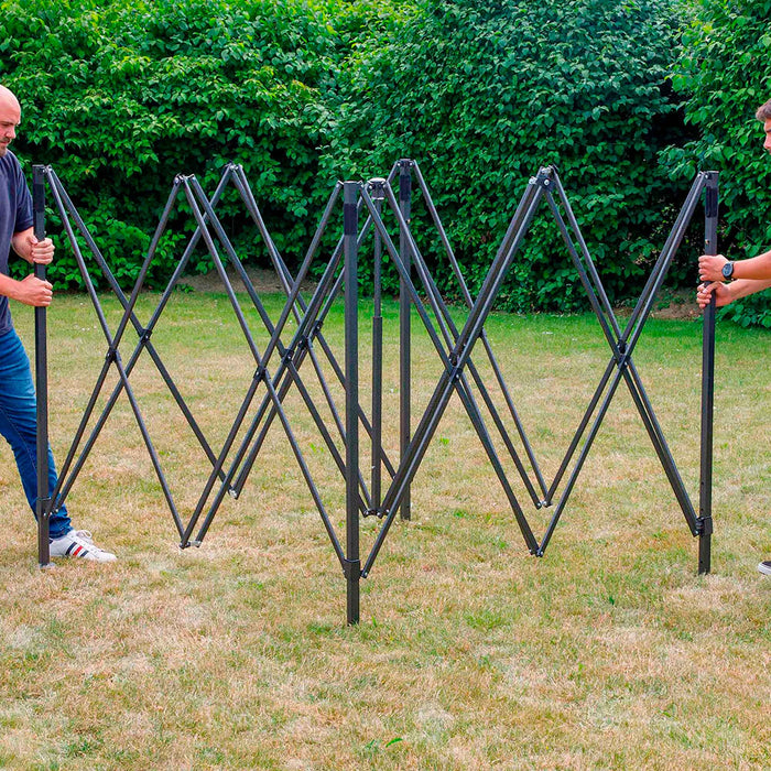 Premium 3x3m Pop-Up Gazebo, Heavy Duty, Water Resistant, Carry Bag, Stakes & Weight Bags - Blue - DG131