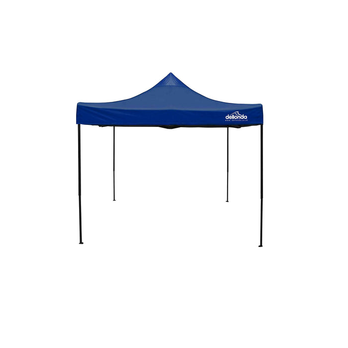 Premium 3x3m Pop-Up Gazebo, Heavy Duty, Water Resistant, Carry Bag, Stakes & Weight Bags - Blue - DG131