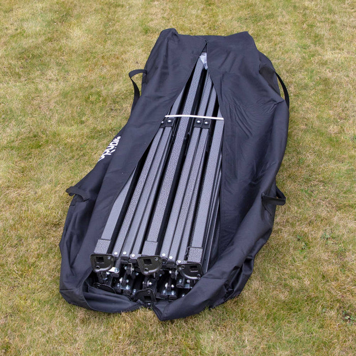 Premium 3x6m Pop-Up Gazebo, Heavy Duty, Water Resistant, Carry Bag, Stakes & Weight Bags - Blue - DG139