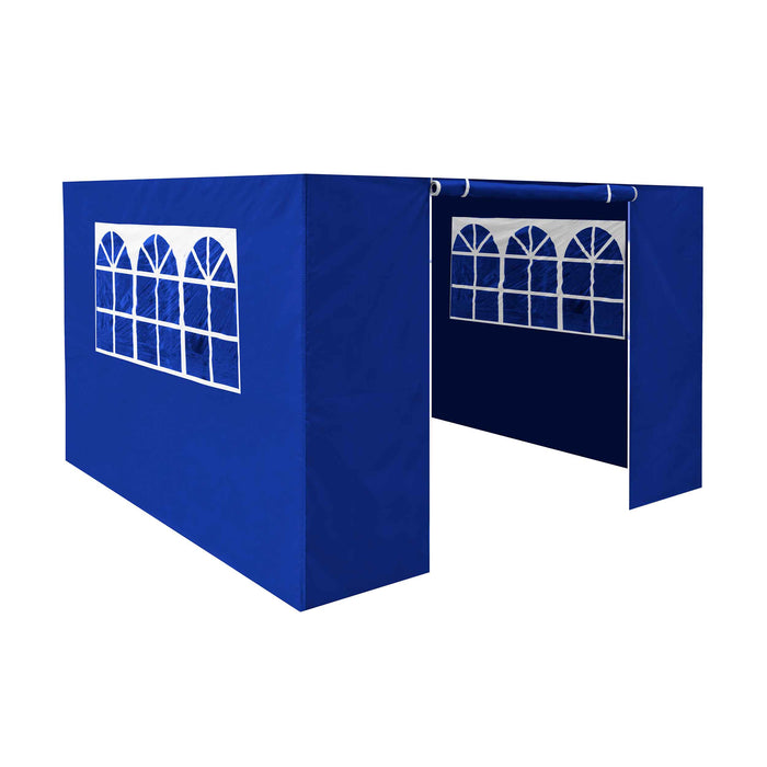 Premium Gazebo/Marquee Side Walls/Doors/Windows, Fits 2 X 2m Models - Blue - DG143