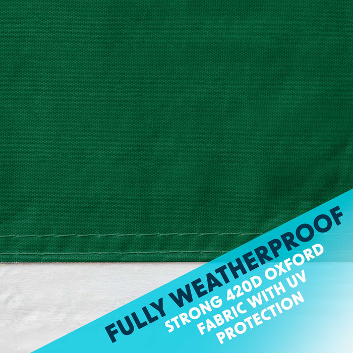 Premium Gazebo/Marquee Side Walls/Doors/Windows, Fits 2 X 2m Models - Dark Green - DG144