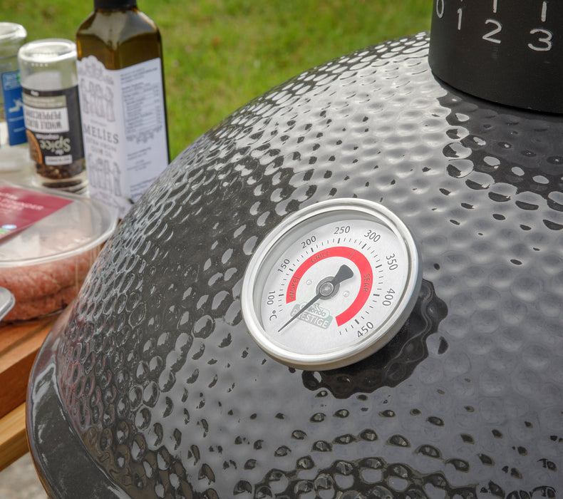 Deluxe Kamado Style BBQ Grill, Oven, Smoker, Ceramic 16"(40cm) - DG158