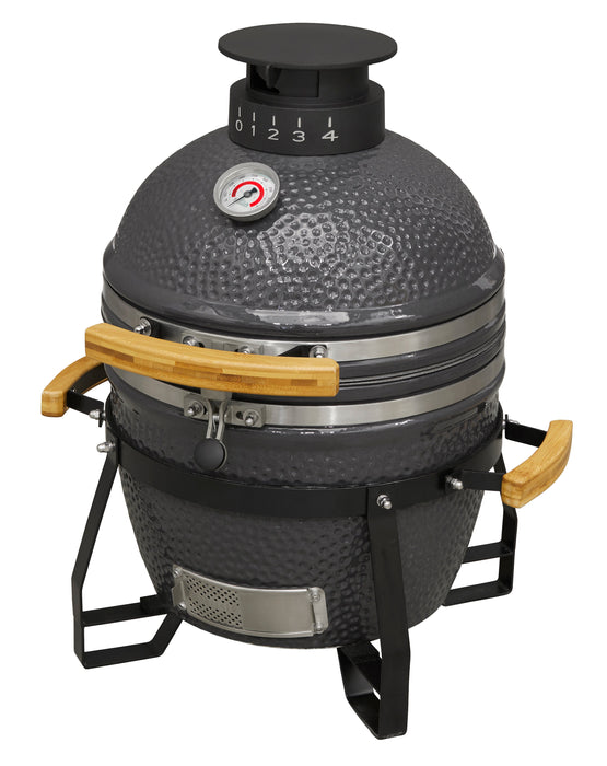 Deluxe Kamado Style BBQ Grill, Oven, Smoker, Ceramic 16"(40cm) - DG158