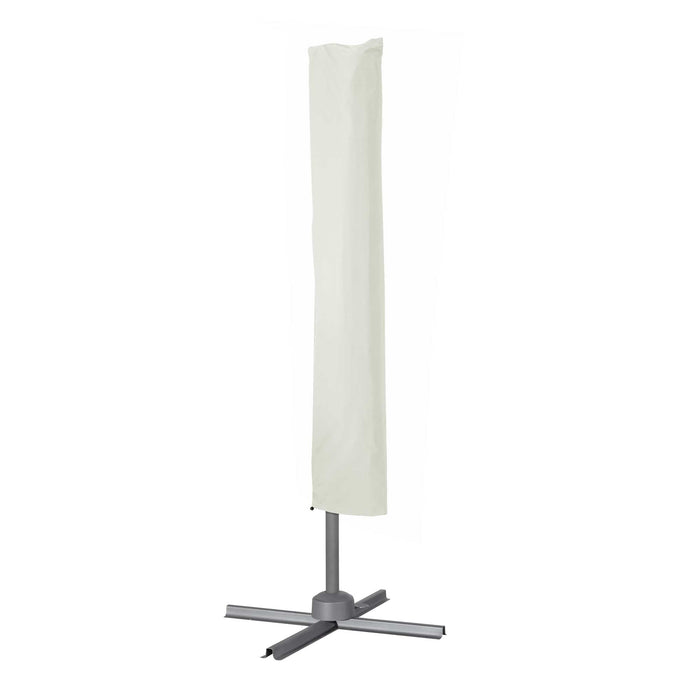 Dellonda Ø3m Cantilever Parasol/Umbrella, Cover And Base Bundle, Cream Canopy - DG273