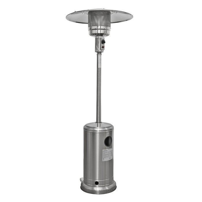 Dellonda 13kW Outdoor Gas Patio Heater For Commercial & Domestic Use - Stainless Steel
