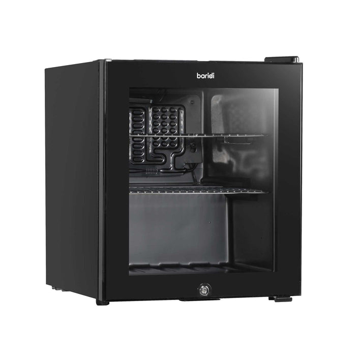 Baridi 50L Drinks/Beer & Wine Mini Cooler Fridge with LED Light, Black - DH12