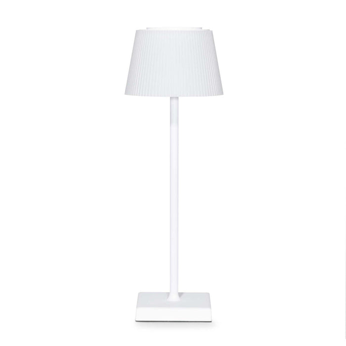 Rechargeable Table Lamp for Home, Office, Restaurants, RGB Colours - White - DH213