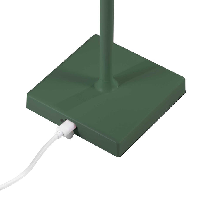 Rechargeable Table Lamp for Home, Office, Restaurants, RGB Colours - Green - DH214