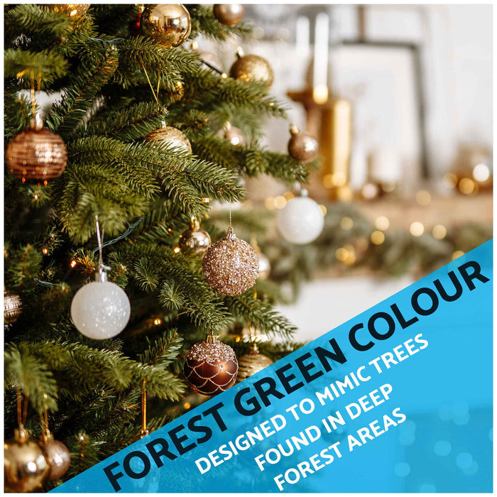 Artificial Hinged Christmas Tree, 5ft/150cm with 750+ PE Tips & PVC Interior - DH44