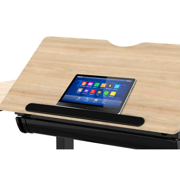 Electric Standing Drafting Desk, Drawing Sit/Stand Table with 0°-40° Tilt & Drawer - DH71