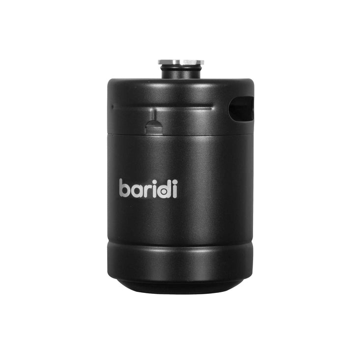 Baridi Stainless Steel Growler Keg 2L, Matte Black suitable for Soft Drinks and Beer- DH99