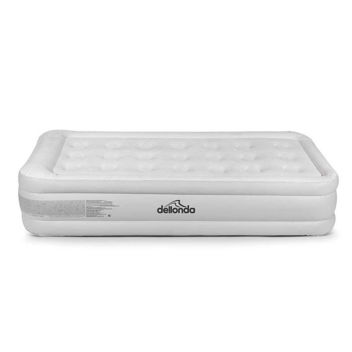 Single High-Raised Air Bed with Removable Electric Pump & Carry Bag - DL144