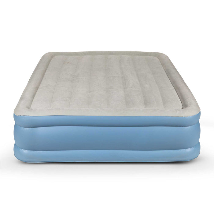 Queen Size High-Raised Air Bed with Built-In Electric Pump & Carry Bag - DL147