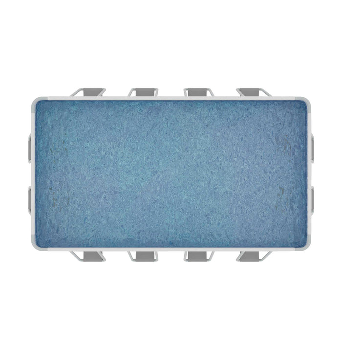 18ft Deluxe Steel Frame Swimming Pool, Rectangular With Filter Pump - DL22