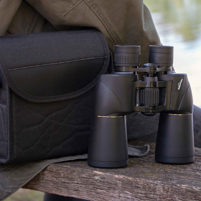 Dellonda 10 x 50mm Porro Prism BAK4 Binoculars with Case and Lens Caps - DL2