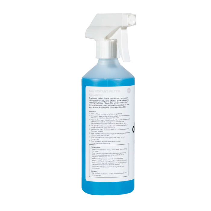 Hot Tub/Spa/Swimming Pool Instant Cartridge Filter Cleaner, 500ml - DL61