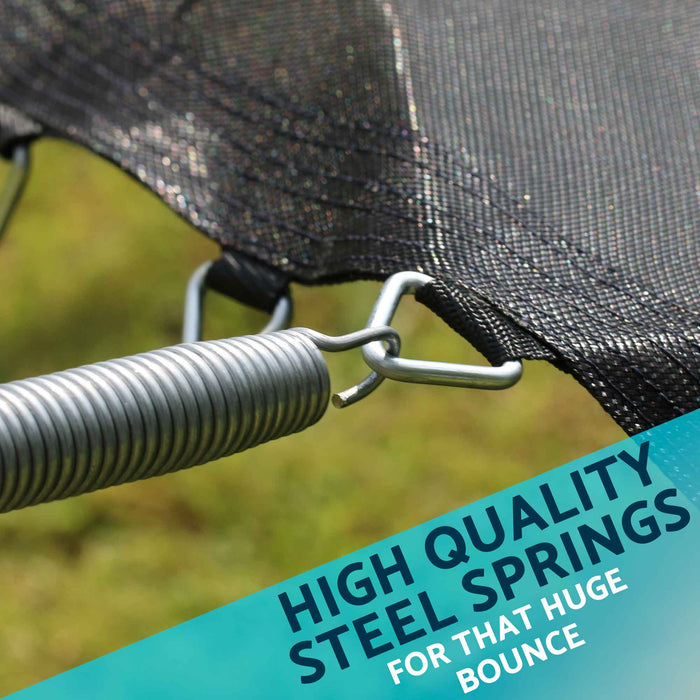 10ft Heavy-Duty Outdoor Trampoline For Kids With Safety Enclosure Net - DL68