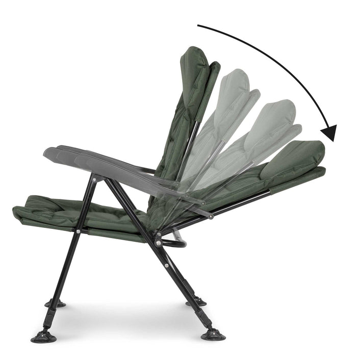 Portable Fishing/Camping Chair, Reclining, Adjustable, Water Resistant, Foldable - DL74