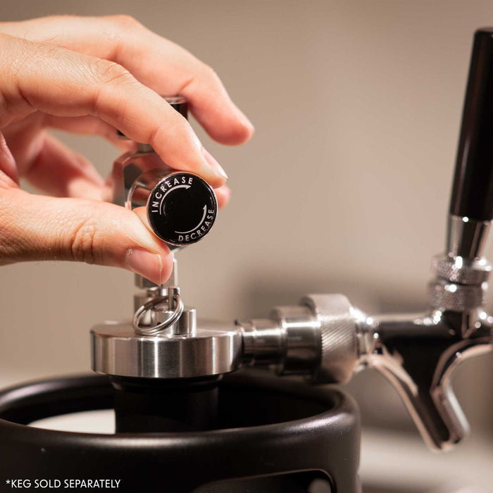 Baridi Beer Tap with CO2 Regulator for Baridi Stainless Steel Growler Kegs - DH102